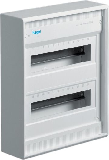 HAGER VOLTA INSTAL.KAST OPB 2X 12MOD