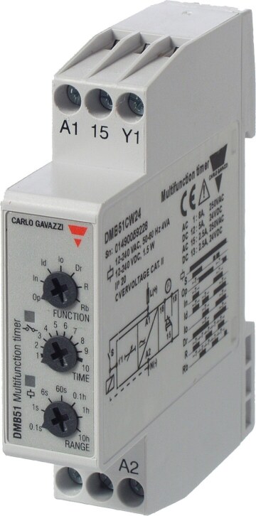 CG TIJDRELAIS 1W 12-240V AC/DC 0-100H