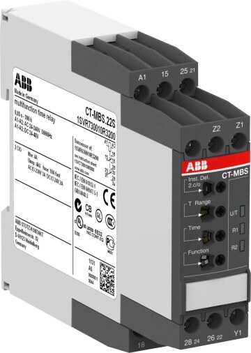 ABB TIJDRELAIS 2W 24-240V AC/DC 0,5-300H