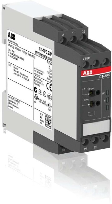 ABB TIJDRELAIS 2W 24-240V AC/DC 0,5-300H