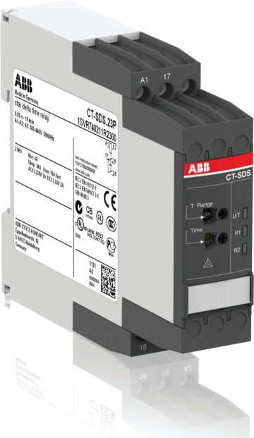 ABB TIJDRELAIS 2M 24-240V AC/DC 0-600S