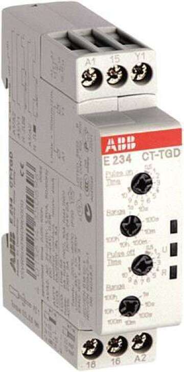 ABB TIJDRELAIS 1W 24-240V AC/DC 0,5-100H