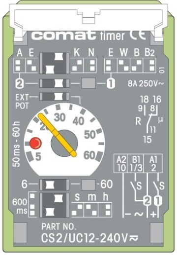 COMAT TIJDRELAIS CS2/UC12-240V