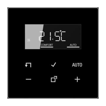 JUNG HOME THERMOSTAATDISPLAY LS ZWART