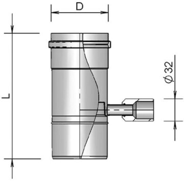 BURG CONDENSAFTAP H/V 100 ENKLW