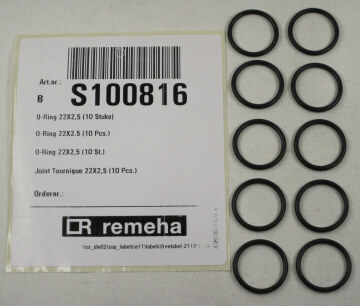 REME O-RING 22X2,5 (10 STUKS)